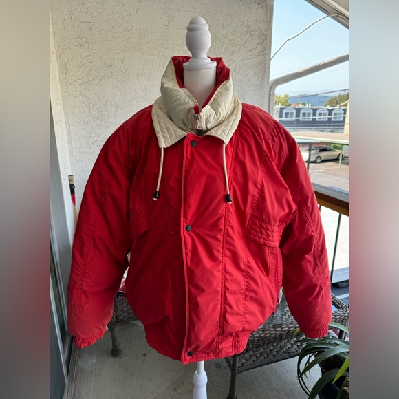 Vintage Excalibur Men’s Puff Jacket Red Size Large - Picture 7 of 16